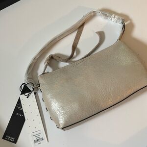 Aimee Kestenberg Norah Leather Pouchette, Stone Silver